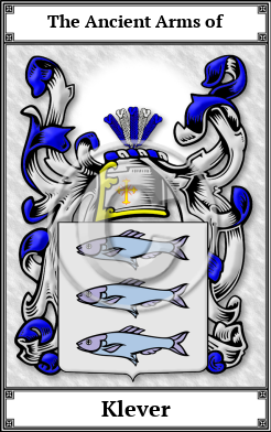 Klever Family Crest Download (JPG)  Book Plated - 150 DPI