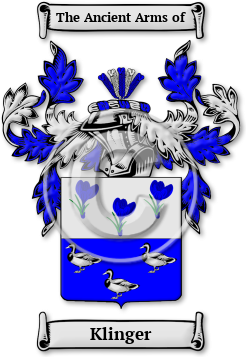 Klinger Family Crest Download (jpg) Legacy Series - 150 DPI