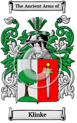 Klinke Family Crest/Coat of Arms