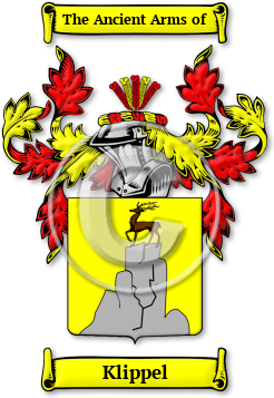 Klippel Family Crest Download (jpg) Legacy Series - 150 DPI