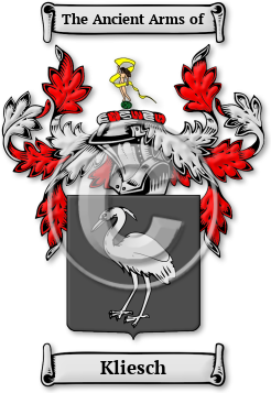 Kliesch Family Crest Download (jpg) Legacy Series - 150 DPI