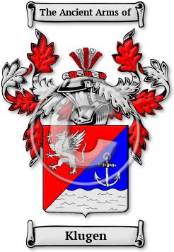 Klugen Family Crest Download (jpg) Legacy Series - 150 DPI
