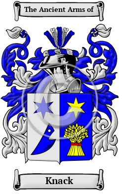 Knack Family Crest Download (JPG) Heritage Series - 600 DPI