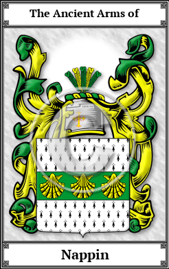 Nappin Family Crest Download (JPG) Book Plated - 600 DPI