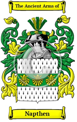 Napthen Family Crest/Coat of Arms