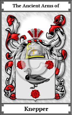 Knepper Family Crest Download (JPG)  Book Plated - 150 DPI