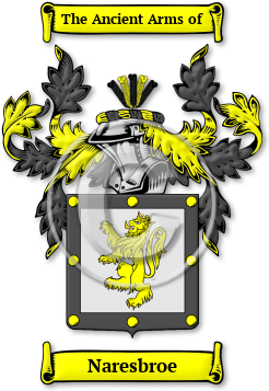 Naresbroe Family Crest Download (JPG) Legacy Series - 600 DPI