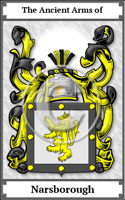 Narsborough Family Crest Download (JPG)  Book Plated - 150 DPI