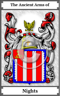 Nights Family Crest Download (JPG)  Book Plated - 150 DPI