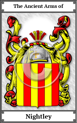 Nightley Family Crest Download (JPG) Book Plated - 600 DPI