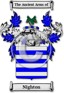 Nighton Family Crest Download (JPG) Legacy Series - 600 DPI