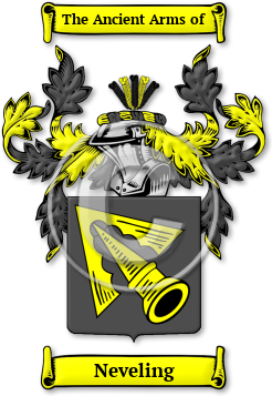 Neveling Family Crest Download (jpg) Legacy Series - 150 DPI