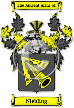 Niebling Family Crest Download (JPG) Legacy Series - 600 DPI