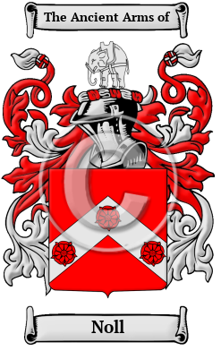 Noll Family Crest Download (JPG) Heritage Series - 600 DPI