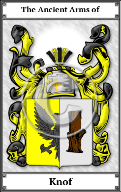 Knof Family Crest Download (JPG)  Book Plated - 150 DPI