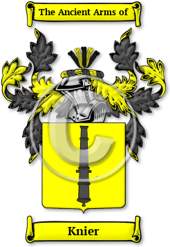 Knier Family Crest Download (jpg) Legacy Series - 150 DPI