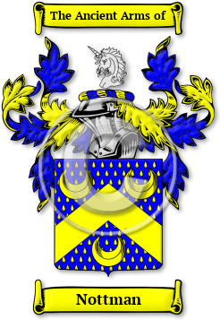 Nottman Family Crest Download (jpg) Legacy Series - 150 DPI