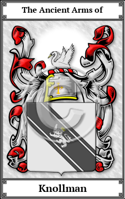Knollman Family Crest Download (JPG)  Book Plated - 150 DPI
