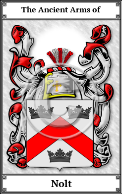 Nolt Family Crest Download (JPG)  Book Plated - 150 DPI