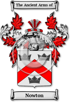Nowton Family Crest Download (jpg) Legacy Series - 150 DPI