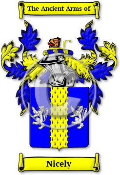 Nicely Family Crest Download (jpg) Legacy Series - 150 DPI