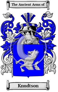 Knudtson Family Crest Download (JPG) Heritage Series - 600 DPI