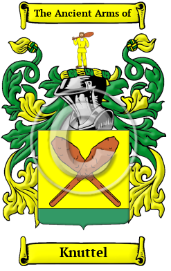 Knuttel Family Crest Download (JPG) Heritage Series - 600 DPI