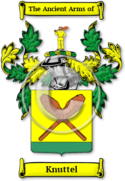 Knuttel Family Crest Download (jpg) Legacy Series - 150 DPI