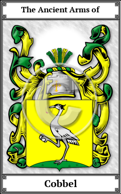 Cobbel Family Crest Download (JPG)  Book Plated - 150 DPI