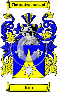 Kob Family Crest Download (JPG) Heritage Series - 600 DPI