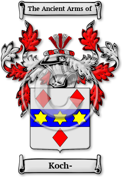 Koch- Family Crest Download (JPG) Legacy Series - 600 DPI