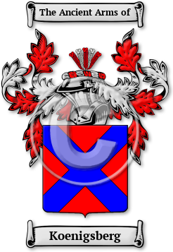 Koenigsberg Family Crest Download (jpg) Legacy Series - 150 DPI