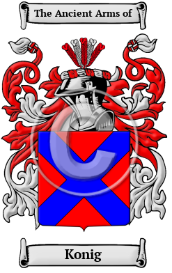 Konig Family Crest Download (JPG) Heritage Series - 600 DPI