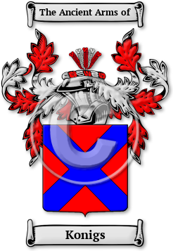 Konigs Family Crest Download (jpg) Legacy Series - 150 DPI