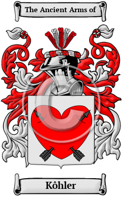 Kôhler Family Crest/Coat of Arms