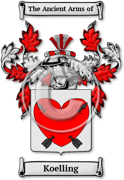 Koelling Family Crest Download (jpg) Legacy Series - 150 DPI