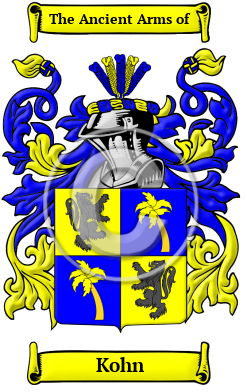 Kohn Family Crest Download (JPG) Heritage Series - 600 DPI