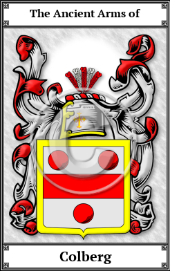 Colberg Family Crest Download (JPG)  Book Plated - 150 DPI