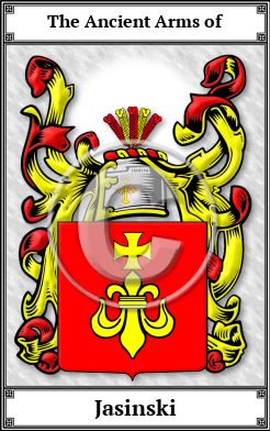 Jasinski Family Crest Download (JPG)  Book Plated - 150 DPI