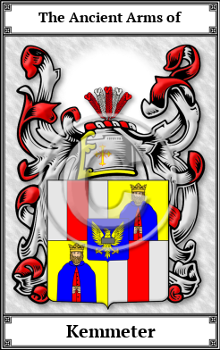 Kemmeter Family Crest Download (JPG)  Book Plated - 150 DPI