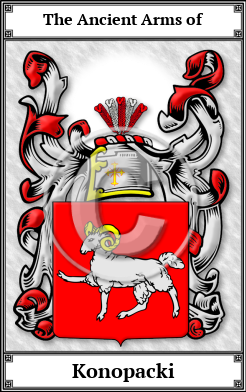 Konopacki Family Crest Download (JPG)  Book Plated - 150 DPI