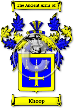 Khoop Family Crest Download (JPG) Legacy Series - 600 DPI