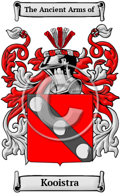 Kooistra Family Crest/Coat of Arms