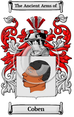 Coben Family Crest Download (JPG) Heritage Series - 600 DPI