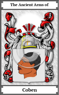 Coben Family Crest Download (JPG)  Book Plated - 150 DPI