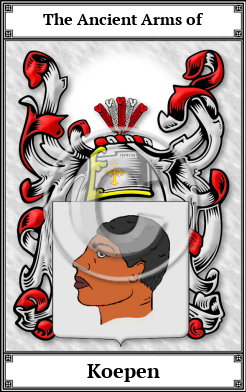 Koepen Family Crest Download (JPG)  Book Plated - 150 DPI