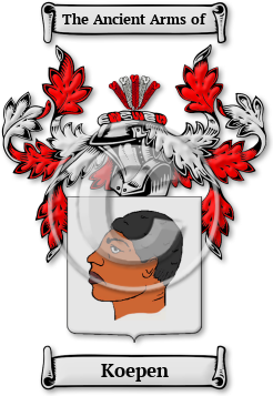 Koepen Family Crest Download (jpg) Legacy Series - 150 DPI