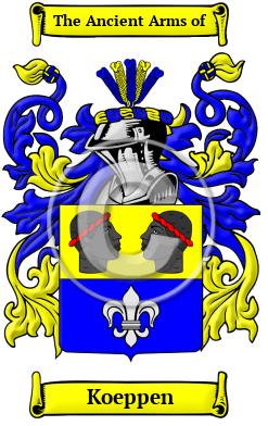 Koeppen Family Crest Download (JPG) Heritage Series - 600 DPI