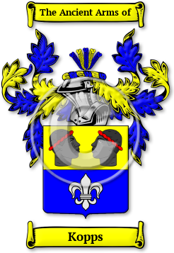 Kopps Family Crest Download (JPG) Legacy Series - 600 DPI