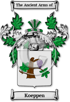 Koeppen Family Crest Download (jpg) Legacy Series - 150 DPI